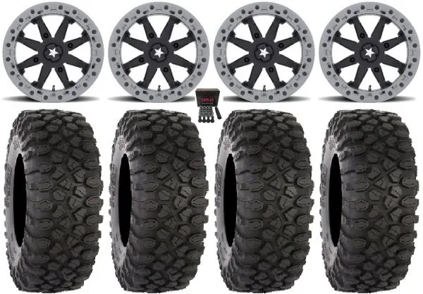MSA Lok2 Beadlock 14″ UTV Wheels 32″ XC450 Tires Can-Am Maverick X3 / Honda Pioneer 1000 / Talon