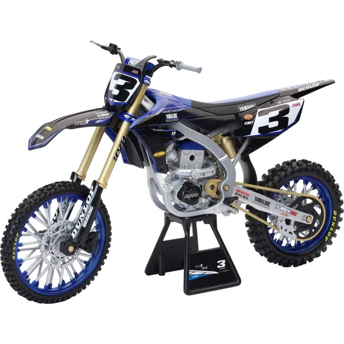 New-Ray Toys Replica 1:6 Scale Yamaha Factory Team YZ450F Eli Tomac #3 W/#1 SX/MX [MPN: 49713]