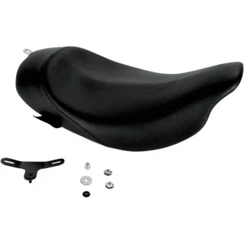 (OPEN BOX) DANNY GRAY 0801-0316 21-403 Buttcrack™ Solo Seat — Smooth – Black – FLHR ’08+