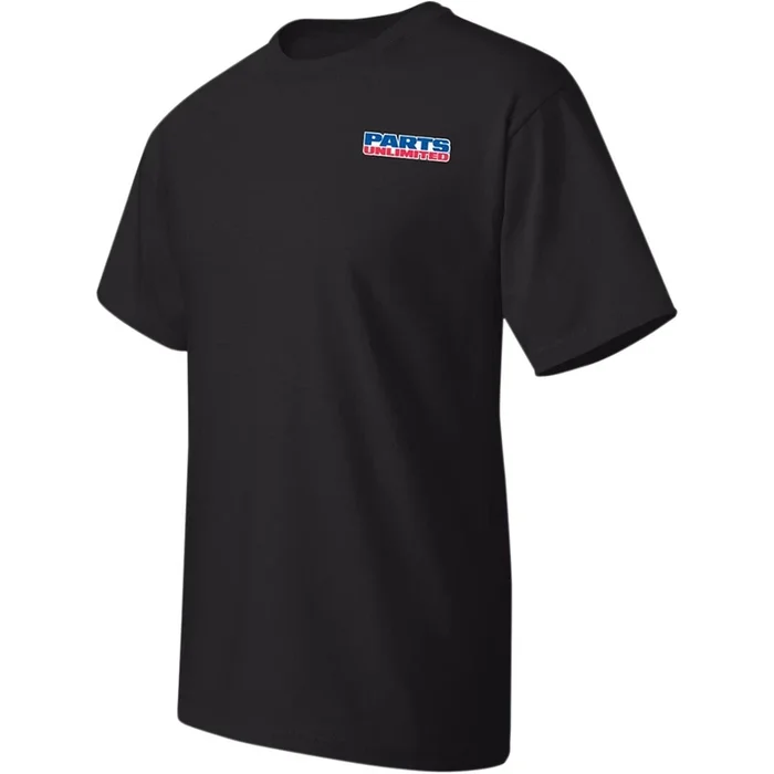 Parts Unlimited Tee Shirt Black – X-Large [MPN: 3030-15226]
