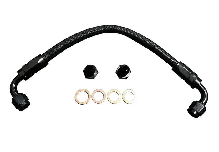 Power Steering De Lete Line Braided Loop Hose 02-04 Acura Honda RSX Type S DC5