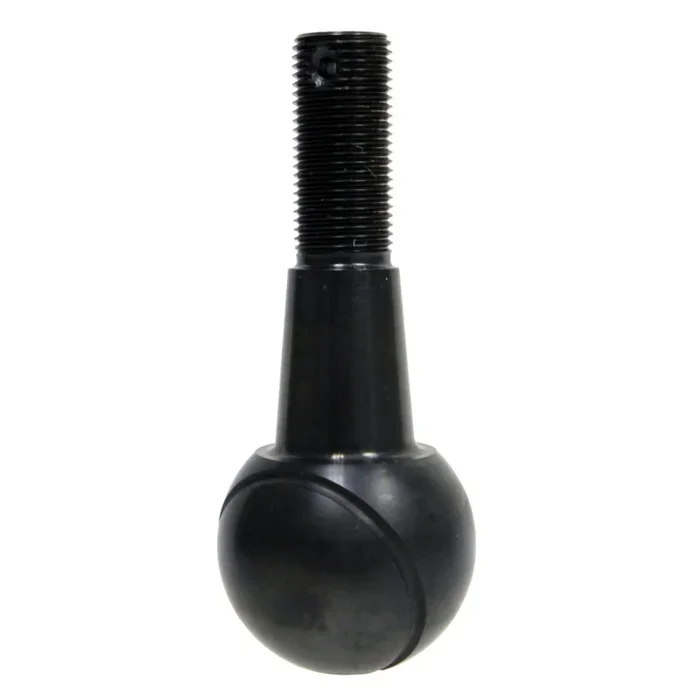 QA1 Ball Joint Stud – 2.000 in/ft Taper – 5.125 in Long – Plus 0.5 in Extended Length – 1.625 in Ball – 5/8-18 in Thread – Black Oxide