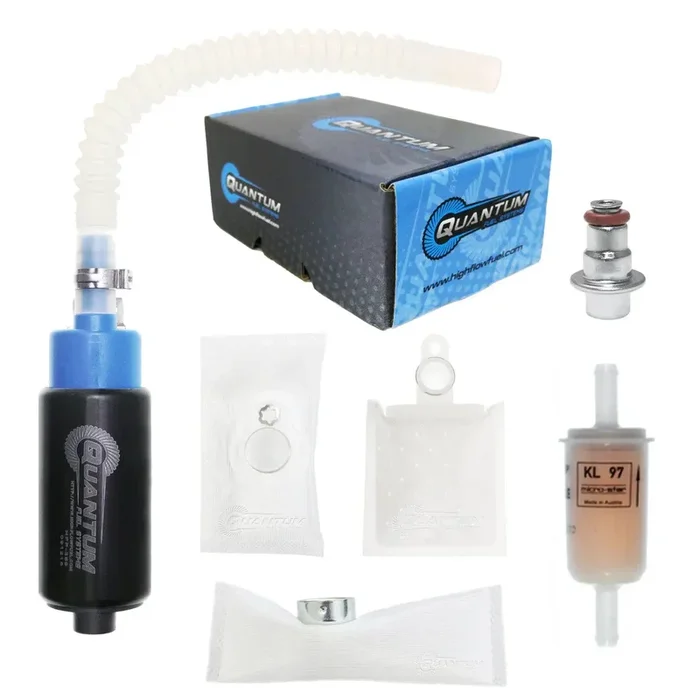 QFS 30mm EFI Fuel Pump w/ Regulator & Genuine Mahle Filter, HFP-389-URF