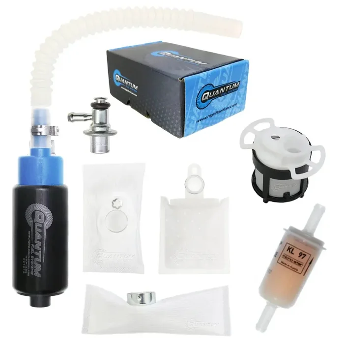 QFS In-Tank Fuel Pump w/ Regulator & Genuine Mahle Filter, HFP-389-U2R2F