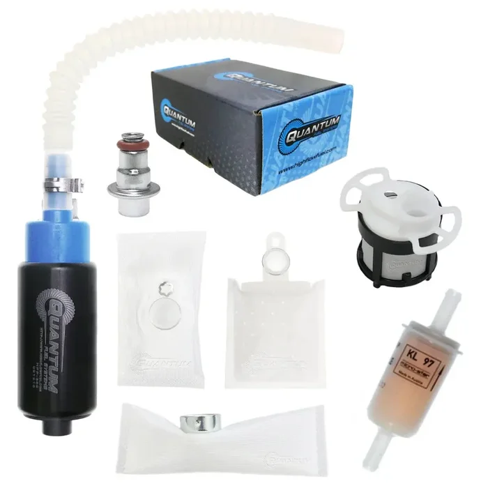 QFS In-Tank Fuel Pump w/ Regulator & Genuine Mahle Filter, HFP-389-U2RF