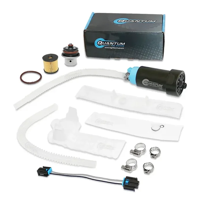 QFS OEM Replacement In-Tank EFI Fuel Pump w/ Fuel Pressure Regulator, Fuel Filter, Strainer, HFP-370HD-RF