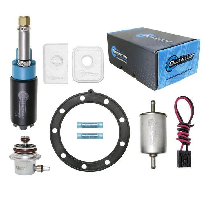 QFS OEM Replacement In-Tank EFI Fuel Pump w/ Fuel Pressure Regulator, Tank Seal, Fuel Filter, Strainer, HFP-342DI-R