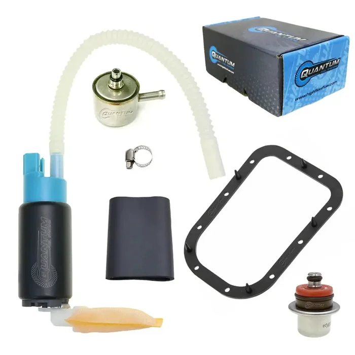 QFS OEM Replacement In-Tank EFI Fuel Pump w/ Fuel Pressure Regulator, Tank Seal, Fuel Filter, Strainer, HFP-382-HDR2T3F