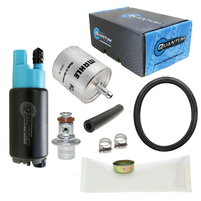 QFS OEM Replacement In-Tank EFI Fuel Pump w/ Regulator, Tank Seal, Genuine Mahle Filter, Strainer, HFP-382-BR3T3F2
