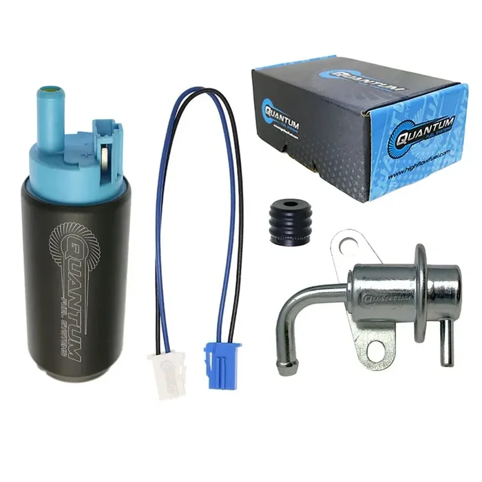QFS OEM Replacement Marine/Outboard EFI Fuel Pump w/ Fuel Pressure Regulator, Strainer, HFP-382S-OB2R