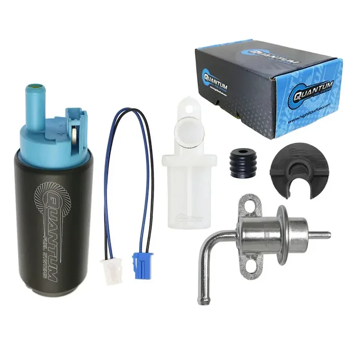 QFS OEM Replacement Marine/Outboard EFI Fuel Pump w/ Fuel Pressure Regulator, Strainer, HFP-382S-OBR2