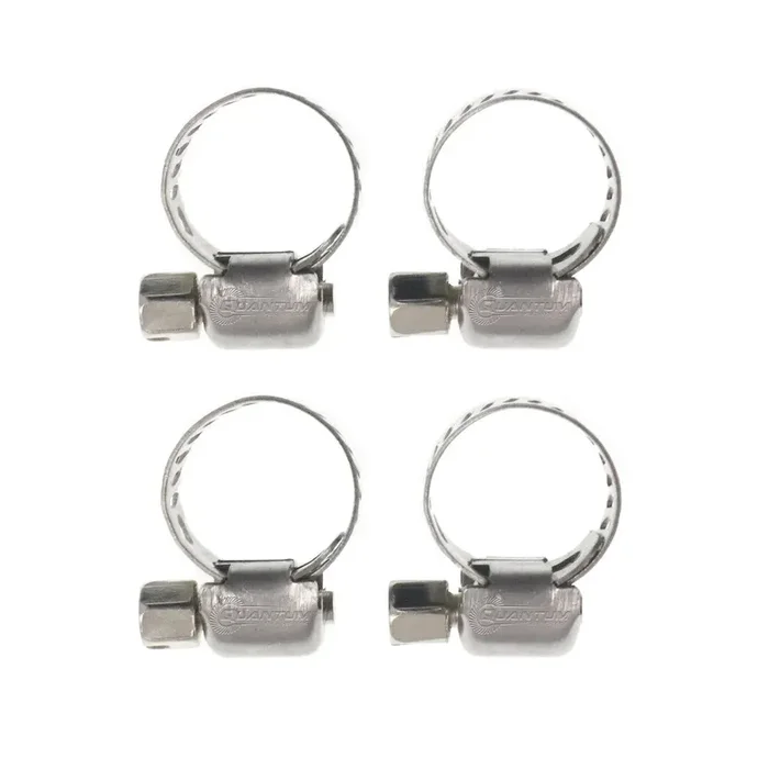 QFS Stainless Steel Worm Gear Hose Clamps for 5/16 ” EFI Fuel Hose QTY 4, HFP-HC1-4