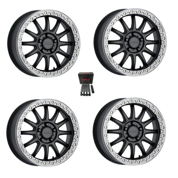 Raceline Alpha Beadlock 17″ Wheels Gm (+25mm) CFMoto UForce U10 Pro / U10 XL Pro / ZForce Z10 / Z10-4