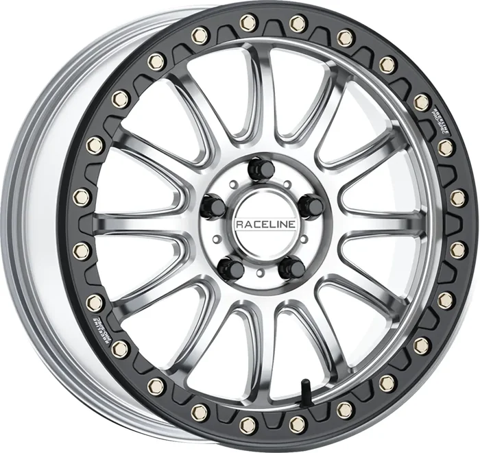 Raceline wheels Wheel – Alpha – Front/Rear – Hyper Silver/with Black Ring – 17×7 – 4/137 – +40 mm Can-Am/Honda/Arctic Cat/Kawasaki/Textron