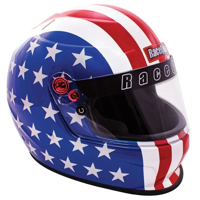 RaceQuip PRO20 America Helmet – Red/White/Blue