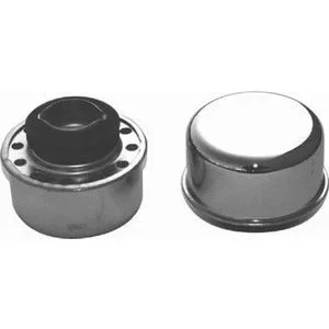 Racing Power Twist-On Round Breather – Chrome – Oil Filler Cap