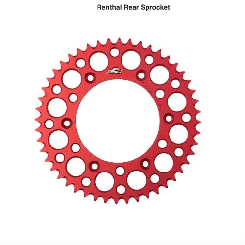 Renthal Rear Sprocket 51 Tooth Red Honda See Description for Fitment