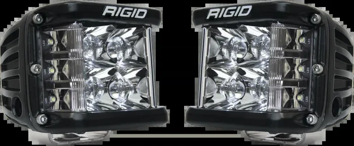 Rigid Industries D-SS Pro LED Light Assembly – Spot – 47 Watts – 4 White LED – 3 x 4 ” – Surface Mount – Aluminum – Black – Universal – (Pair)