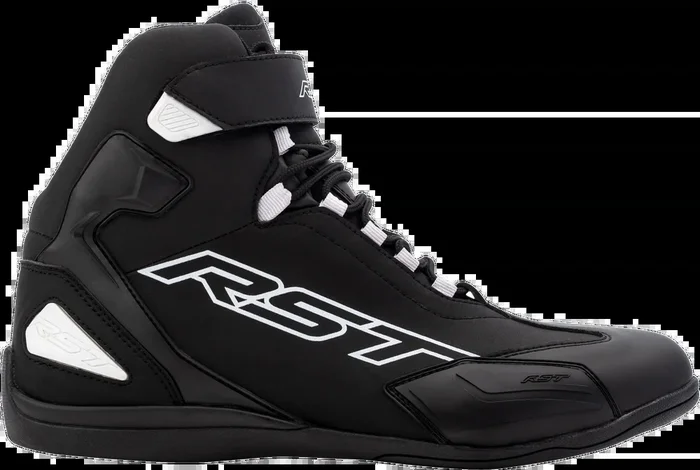 Rst 556-3053045 103053BLK-45 SABRE MOTO SHOE CE BOOT BLACK / BLACK / WHITE SZ 11.5