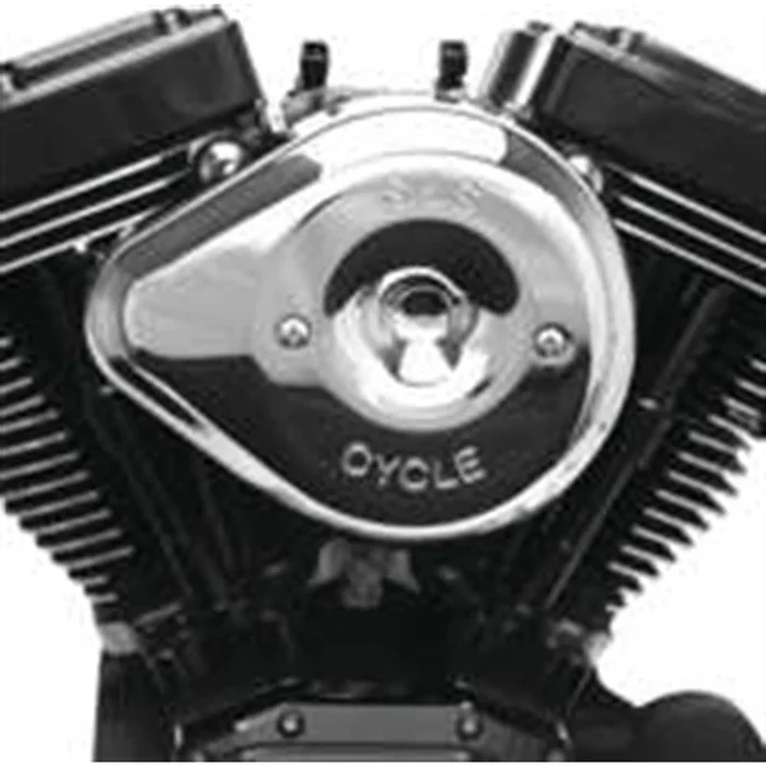 S&S Cycle Air Cleaner Kit Stealth Teardrop – Chrome 170-0528