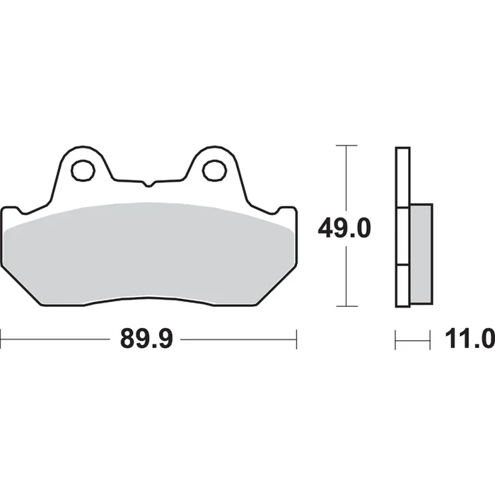 SBS LS Brake Pads for Honda – 542LS [MPN: 542LS]