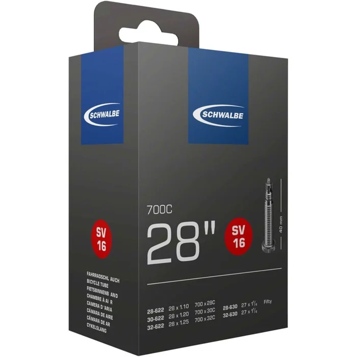 Schwalbe Standard Tube – 700 x 28 – 32mm, 40mm Presta Valve 10431343
