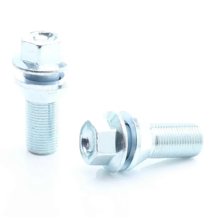 Set of 20 Short SILVER 17 hex bolts 15×1,25