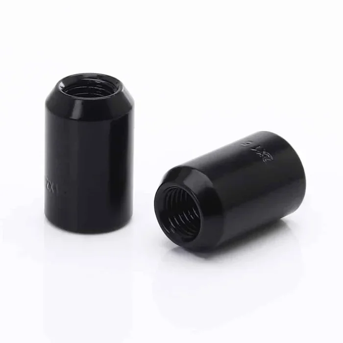 Set of BLACK imbus lug nuts 12×1,5 + Key