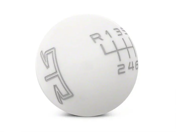 Shift Knob (White/Grey) for Mustang 2011-14 | #387314 | RTR