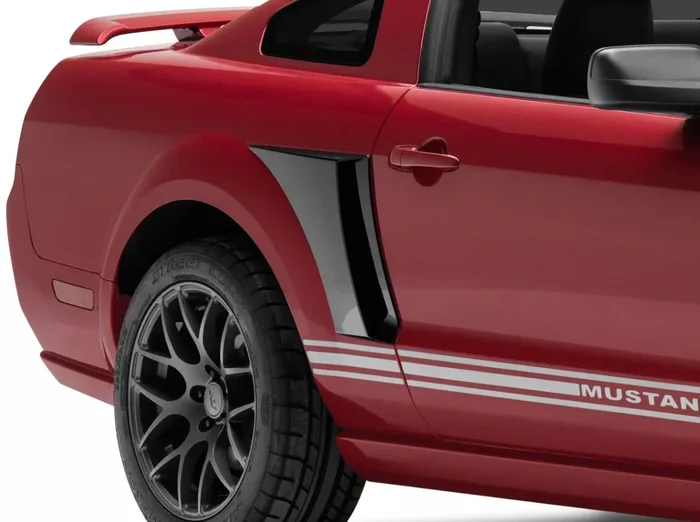 Side Scoops (Gloss Black) for Mustang 2005-09 | #415412 | SpeedForm