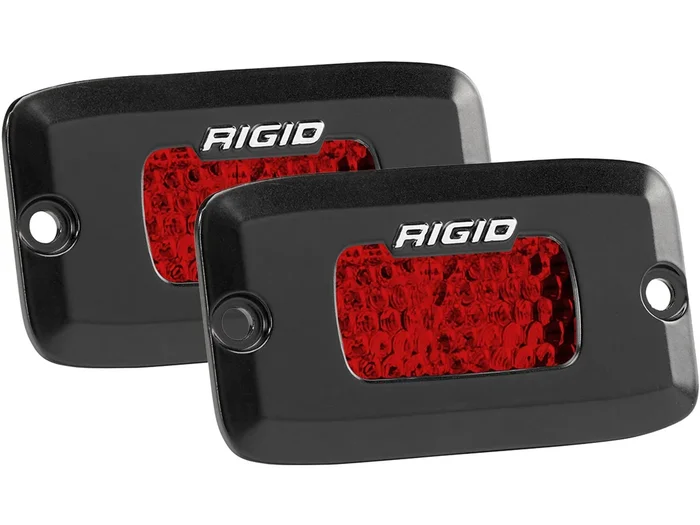 SR-M SERIES DIFFUSED REAR FACING HIGH/LOW FM RED SET OF 2