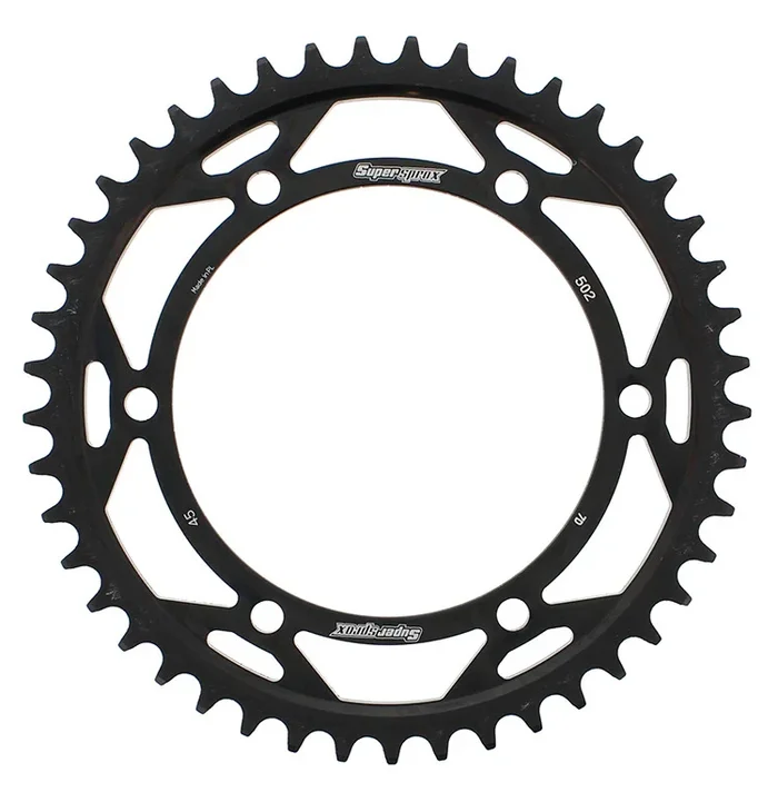 Supersprox 106-50245 RFE-502-45-BLK REAR SPROCKET STEEL 45T-530 BLK KAW