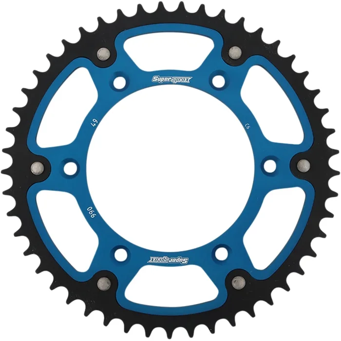 SUPERSPROX 1210-2068 RST-990-49-BLU Stealth Rear Sprocket 49 tooth – blue – husaberg/husqvarna/ktm
