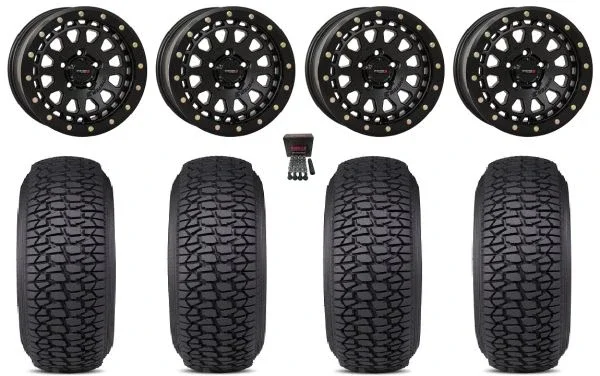 System 3 SB-6 15″ Wheels Bk (4+3) 32″ Regulator 2 Tires CFMoto UForce U10 Pro / U10 XL Pro / ZForce Z10 / Z10-4