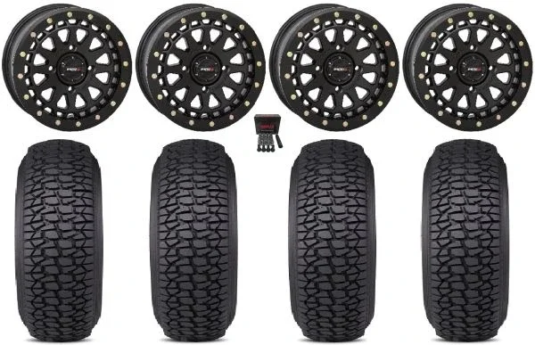System 3 SB-6 15″ Wheels Black (5+2) 33″ Regulator 2 Tires Polaris RZR XP 1000 / PRO XP / Ranger XP 900/1000