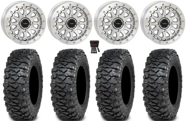 System 3 SB-6 15″ Wheels Mh (6+1) 30″ Savage XT Tires Polaris Sportsman / RZR / Ranger