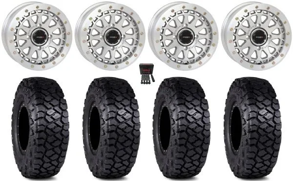 System 3 SB-6 15″ Wheels Mh (6+1) 32″ Intersect Tires Can-Am Commander Maverick Renegade Outlander Defender