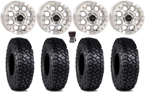 System 3 SB-7 15″ Wheels Mh (6+1) 32″ Intersect Tires Polaris RZR Turbo R & Pro R Ranger 1500 Xpedition
