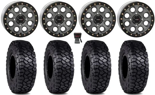 System 3 SB-7 15″ Wheels Titanium (4+3) 35″ Intersect Tires Polaris RZR XP 1000 / PRO XP / Ranger XP 900/1000