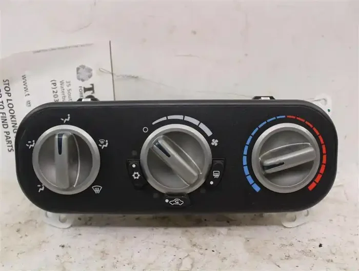 TEMPERATURE CONTROLS Caliber Compass Patriot 07 08 09 – 938859