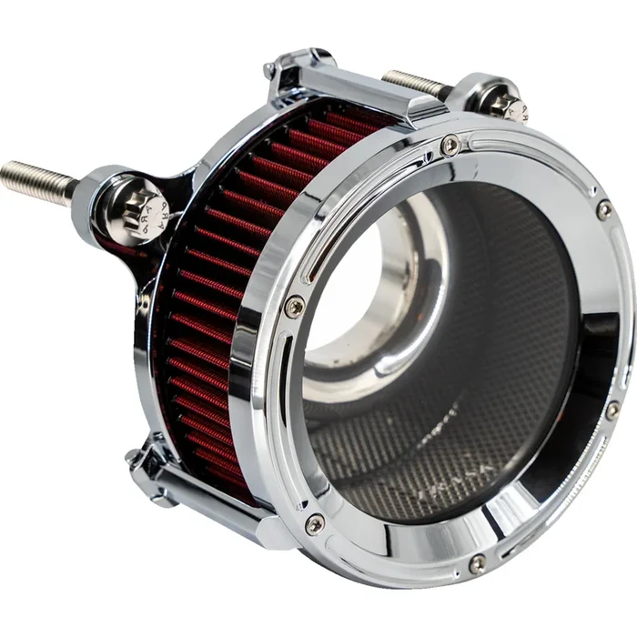 TRASK 1010-3216 TM-1024CH Assault Charge High-Flow Air Cleaner Kit – Chrome