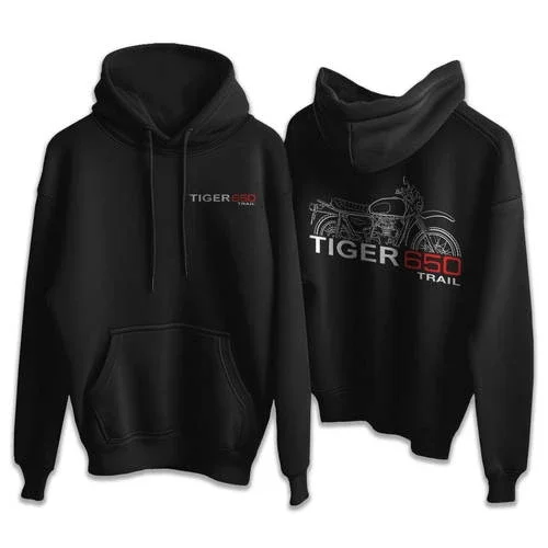Triumph TR65T Tiger Trail 1981-198 Hoodie, Motorcycle Hoodie Pullover for Riders