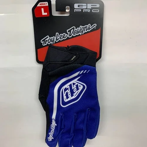 Troy Lee Designs GP Pro Gloves – Solid Blue – Size Large