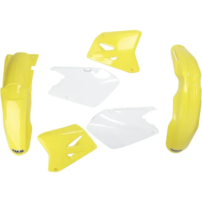 UFO 1403-0260 SUKIT402-999 Full Body Replacement Plastic Kit Replacement Body Kit – OEM Yellow/White