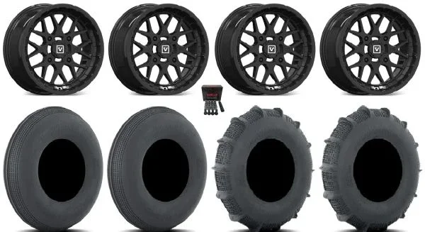 Valor V03 15×7/15×10 Wheels Black 33″ Sand Series SS Tires Polaris RZR XP 1000 / PRO XP / Ranger XP 900/1000