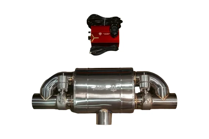 Valvetronic Universal Fitment Universal Fitment Muffler OFF.UVM.76MM.TSTYLE.X1