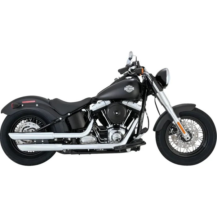 VANCE & HINES 1801-1524 16341 3 ” Twin Slash Slip-On Mufflers – Chrome