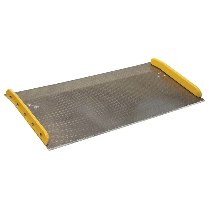 Vestil Aluminum Dock Board Steel Curb TAS-10-7236