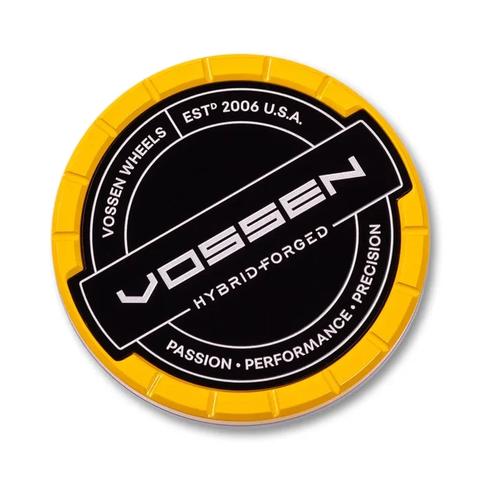 Vossen Hybrid Forged Billet Sport Cap for VF & HF Series Wheels (Canary Yellow)