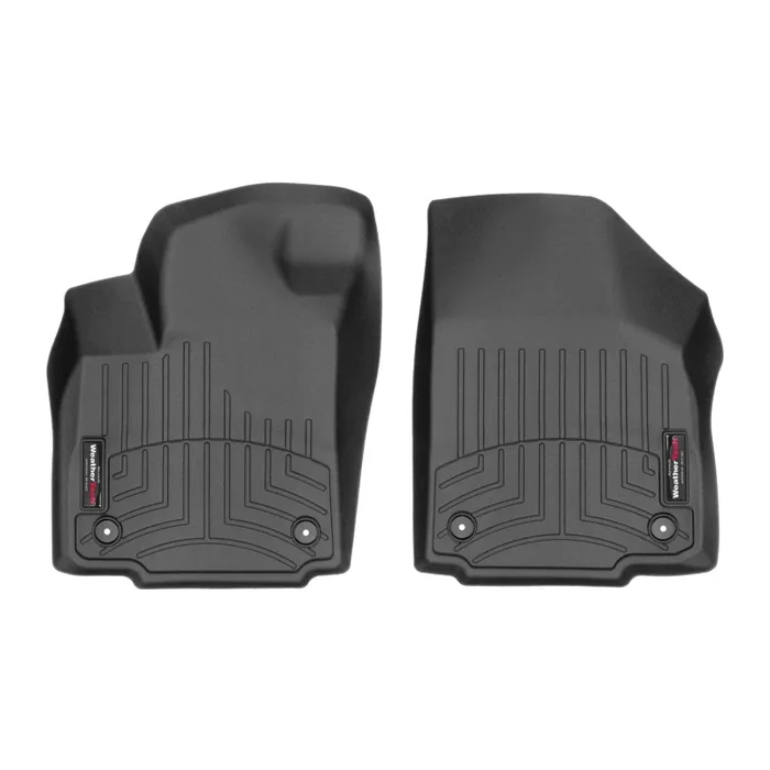 WeatherTech FloorLiners – Front – Black – GM Midsize SUV 2018-19